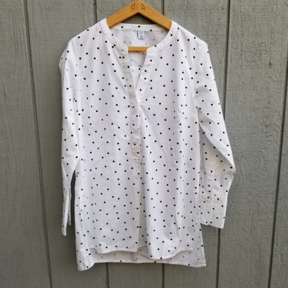 Old Navy Polka Dot Tunic Top